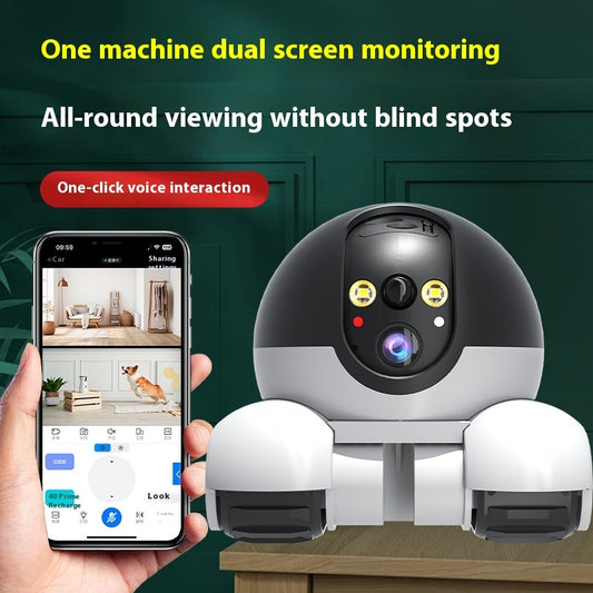 Wireless Smart 360-degree HD Dual Lens Remote Robot Camera