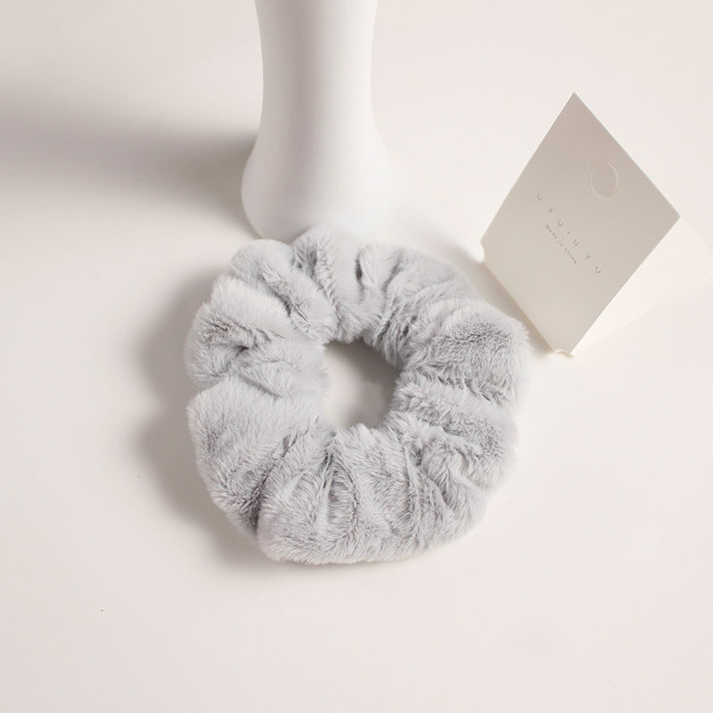 Girly cute plush Hair Scrunchie