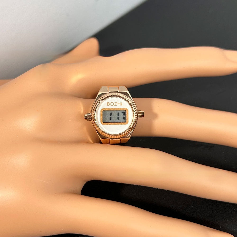Women's Fashion Digital Display Mini Ring Watch