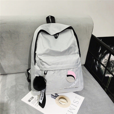 College Style School Bag Canvas School Bag Casual Backpack