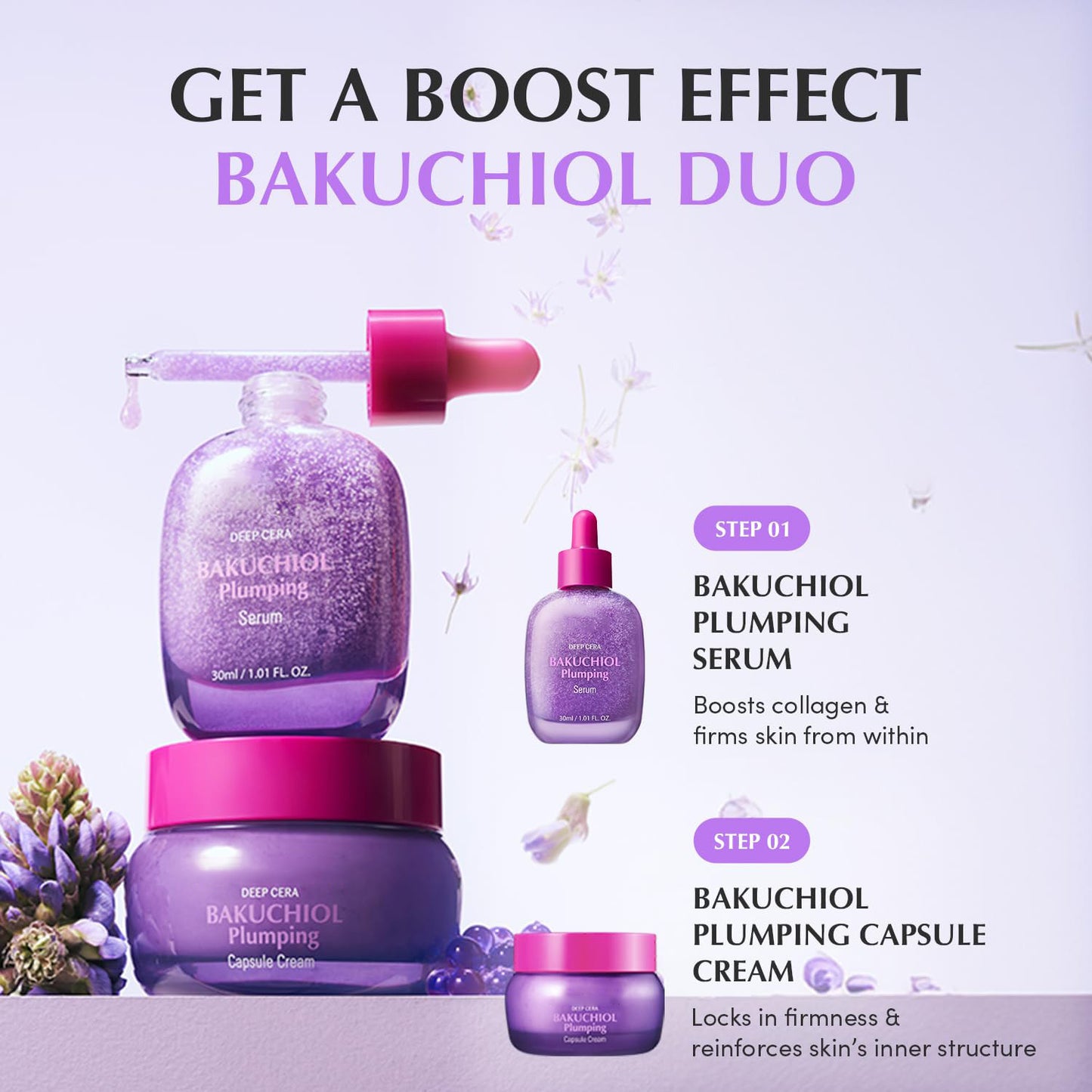 Bakuchiol Plumping Serum Moisturizing And Softening Skin