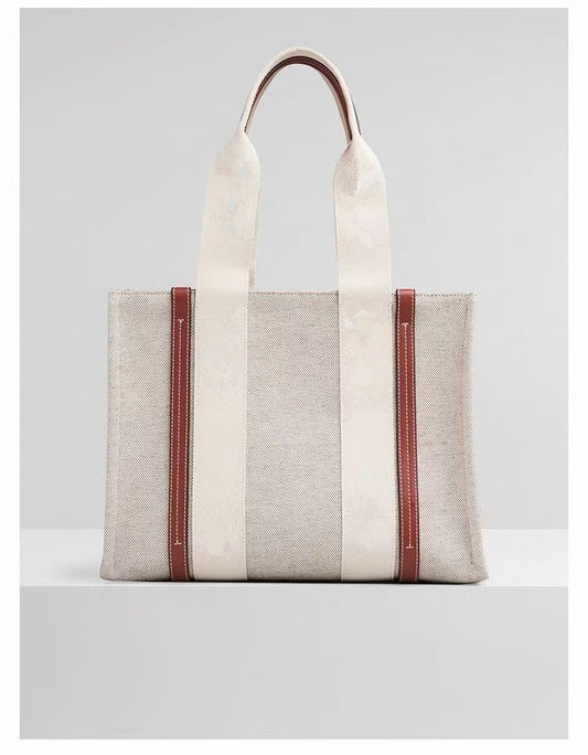 Tote One Shoulder Korean Version Of Large-capacity Canvas  Bag