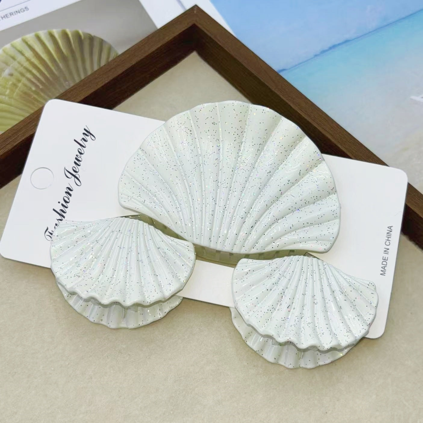 Gradient Frosted Hair Clip Set