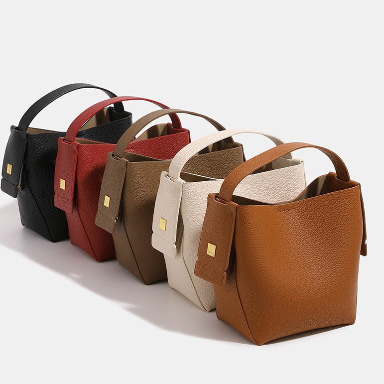 Simple Vintage Commuter Women Crossbody Luxury Leather Bag