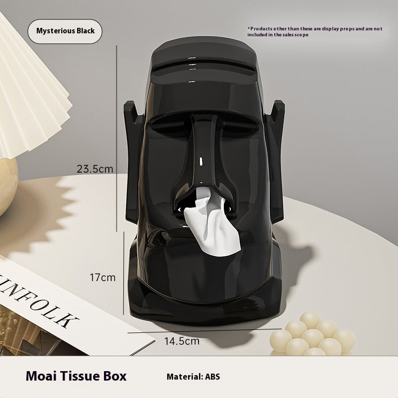 Creative Multifunctional Tissue Box & Heaadphones Holder Decoration