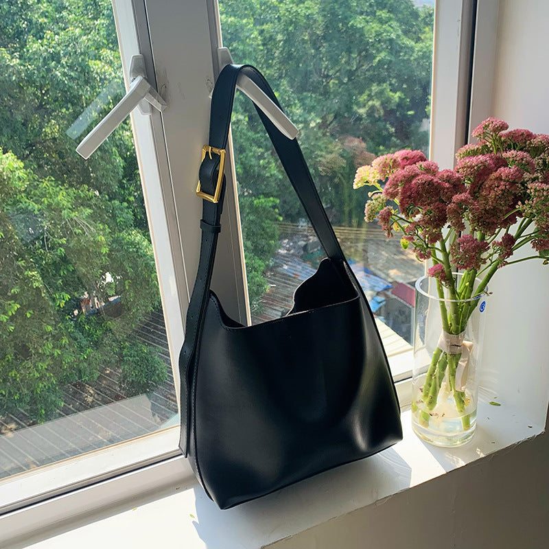 Women's Shoulder Minimalist PU Leather Bag