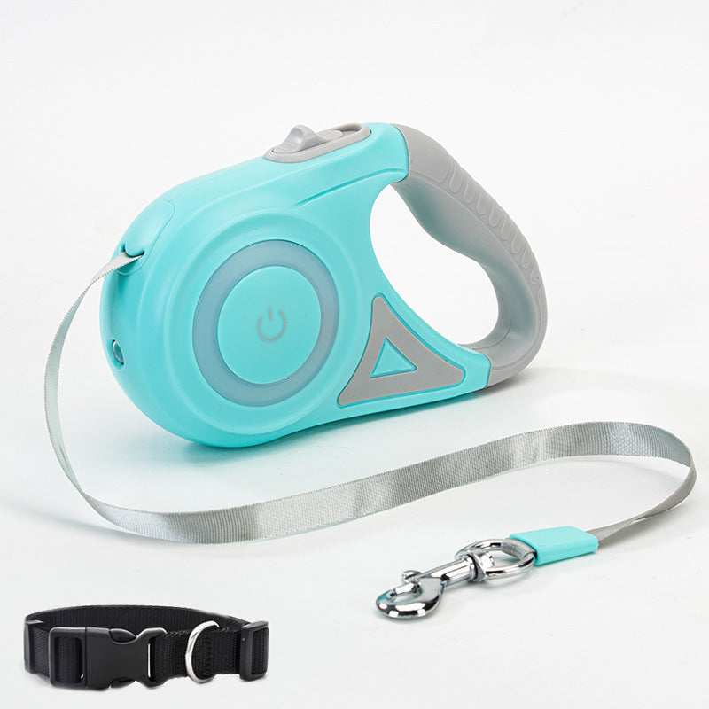 Dog Leash Retractable with Collar Spotlight