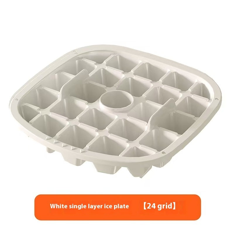 Press-type Convenient Outdoor Portable Ice Tray Large Capacity Ice Bucket