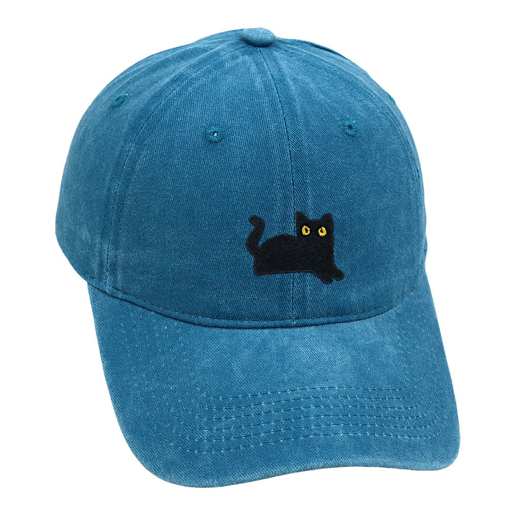 Retro Distressed Men And Women Peaked Cap