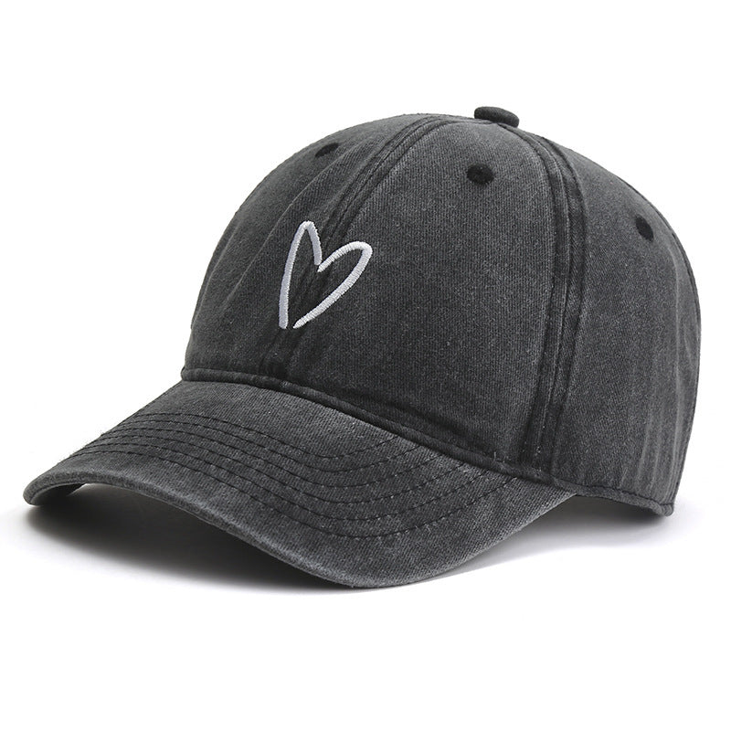 Spring And Summer Fashion Embroidery Love Cap
