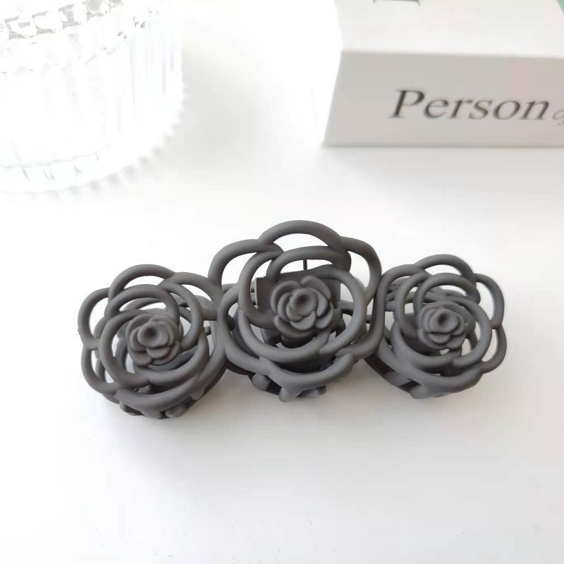 Rose Flower Style Hair Claw