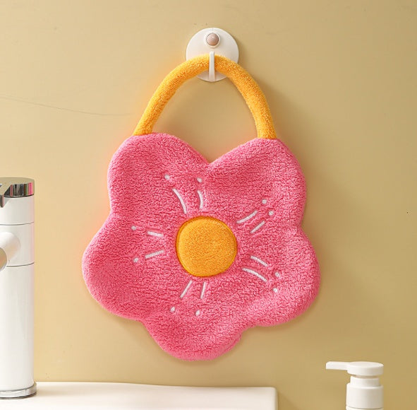 Home Hanging Cute Absorbent Hand Towel