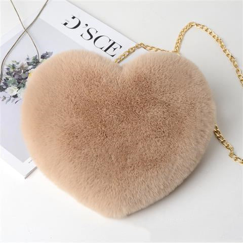 Love Plush Chain Shoulder Party Bag