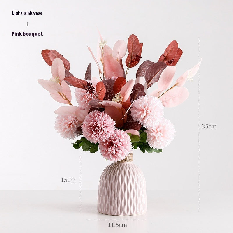 軽量で高級な陶器の花瓶装飾