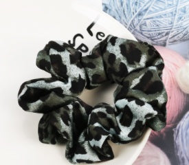 Bright Leopard Style Scrunchie