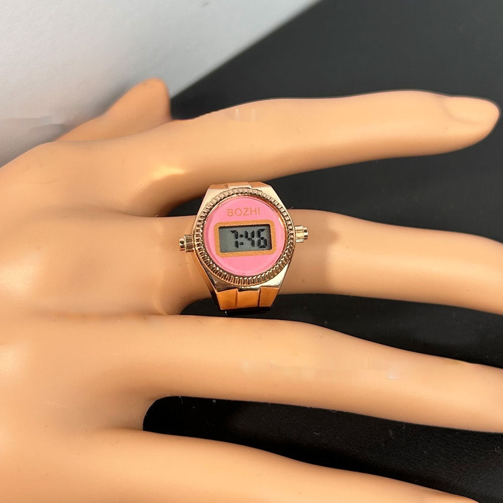 Women's Fashion Digital Display Mini Ring Watch
