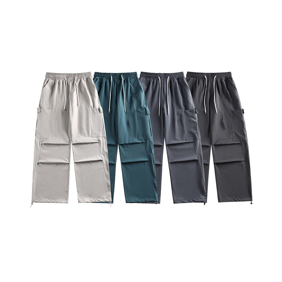 Casual Straight-leg Loose Cargo Pants