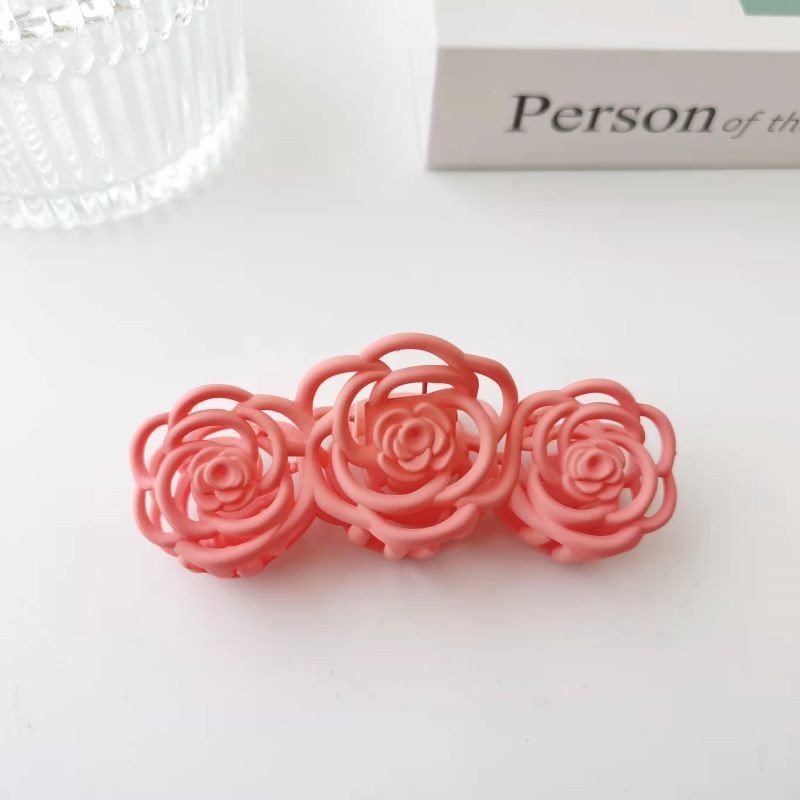Rose Flower Style Hair Claw