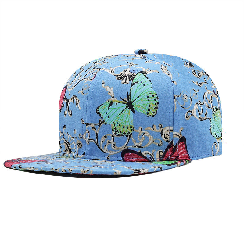 Modische Hip-Hop-Kappe mit Farbblockdesign