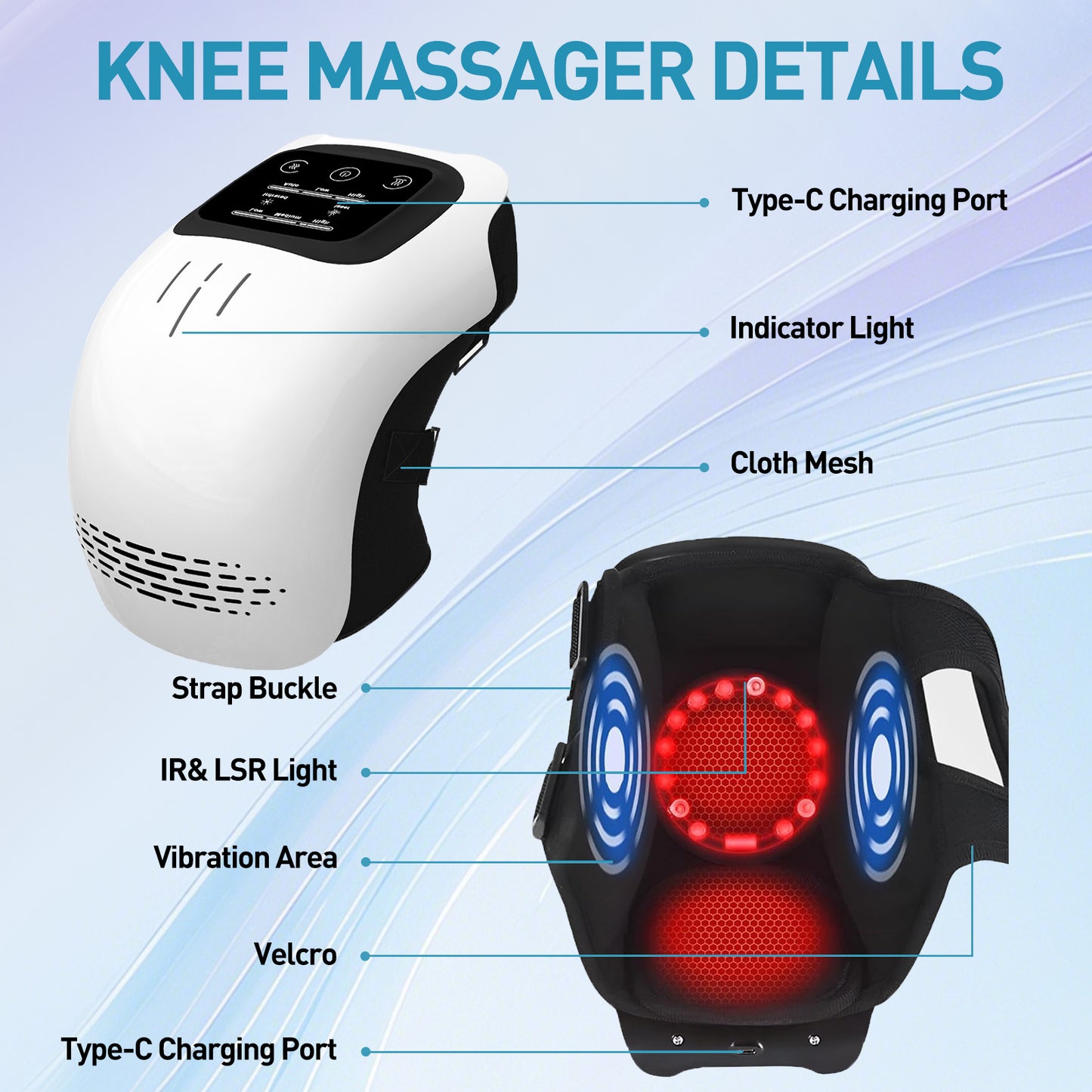 Intelligent Knee Massager Electric Knee Physiotherapy