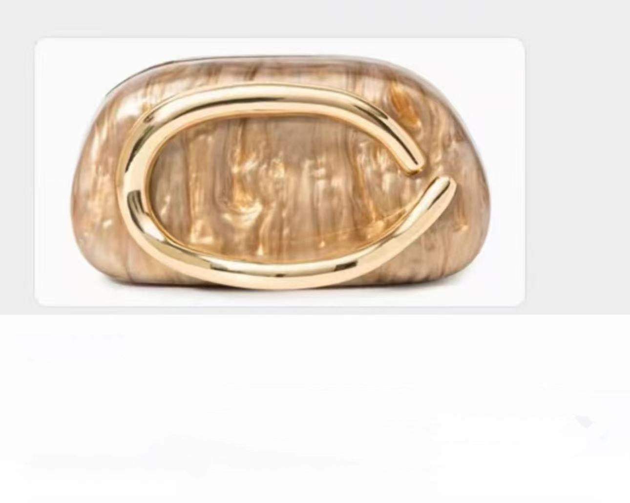 Acrylic Dinner Clutch Shoulder Crossbody Bag