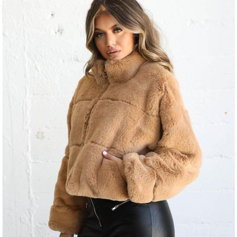 Ladies winter zip-up thermal jacket