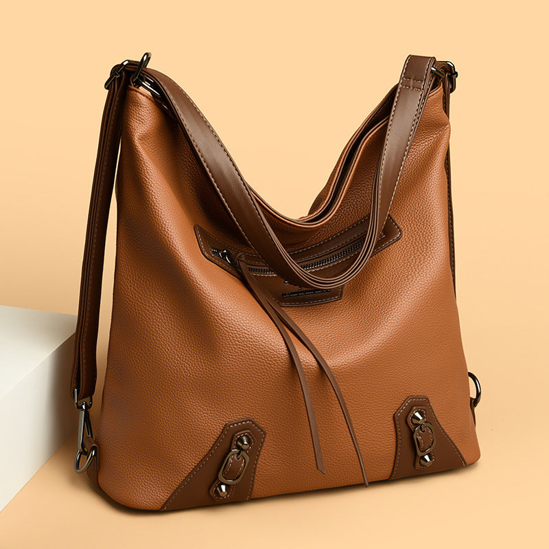 Women's Large Capacity Multifunction Backpack & Shoulder Bag