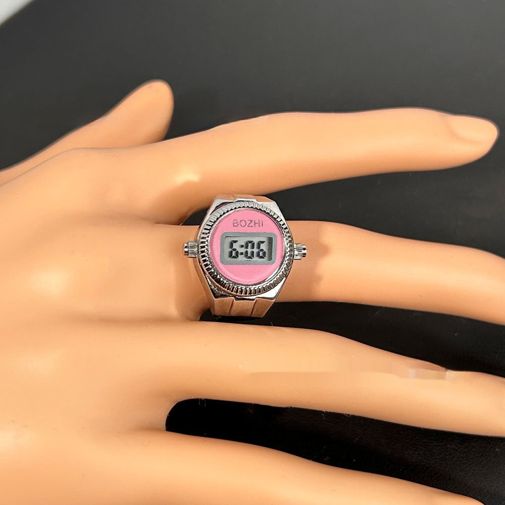 Women's Fashion Digital Display Mini Ring Watch