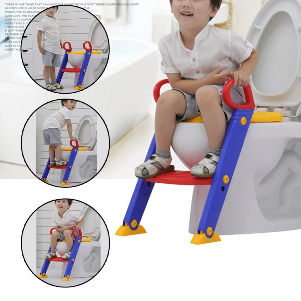 3-in-1 ベビー幼児用トイレトレーニング用安全トイレチェア