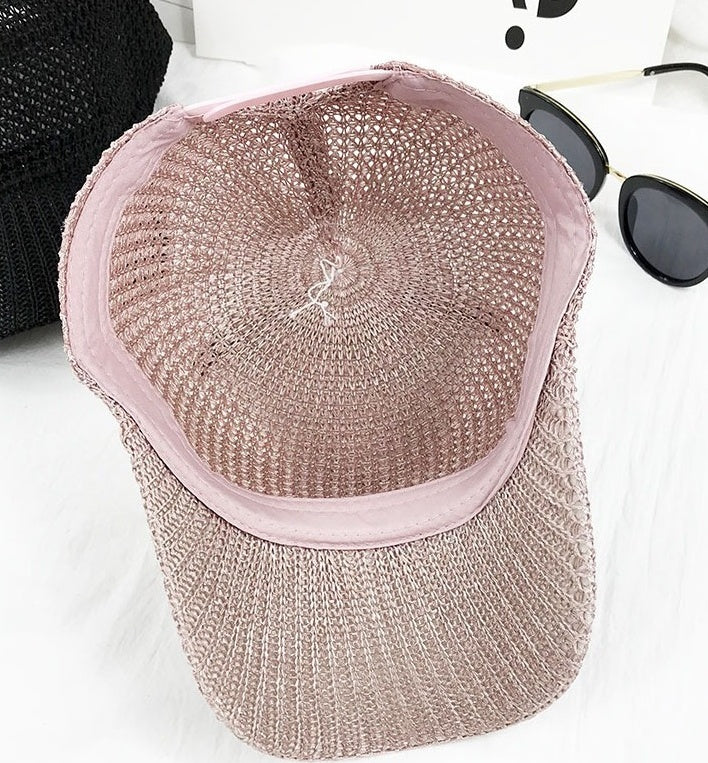 夏に使えるかわいい猫耳通気性ソーラーメッシュ野球帽