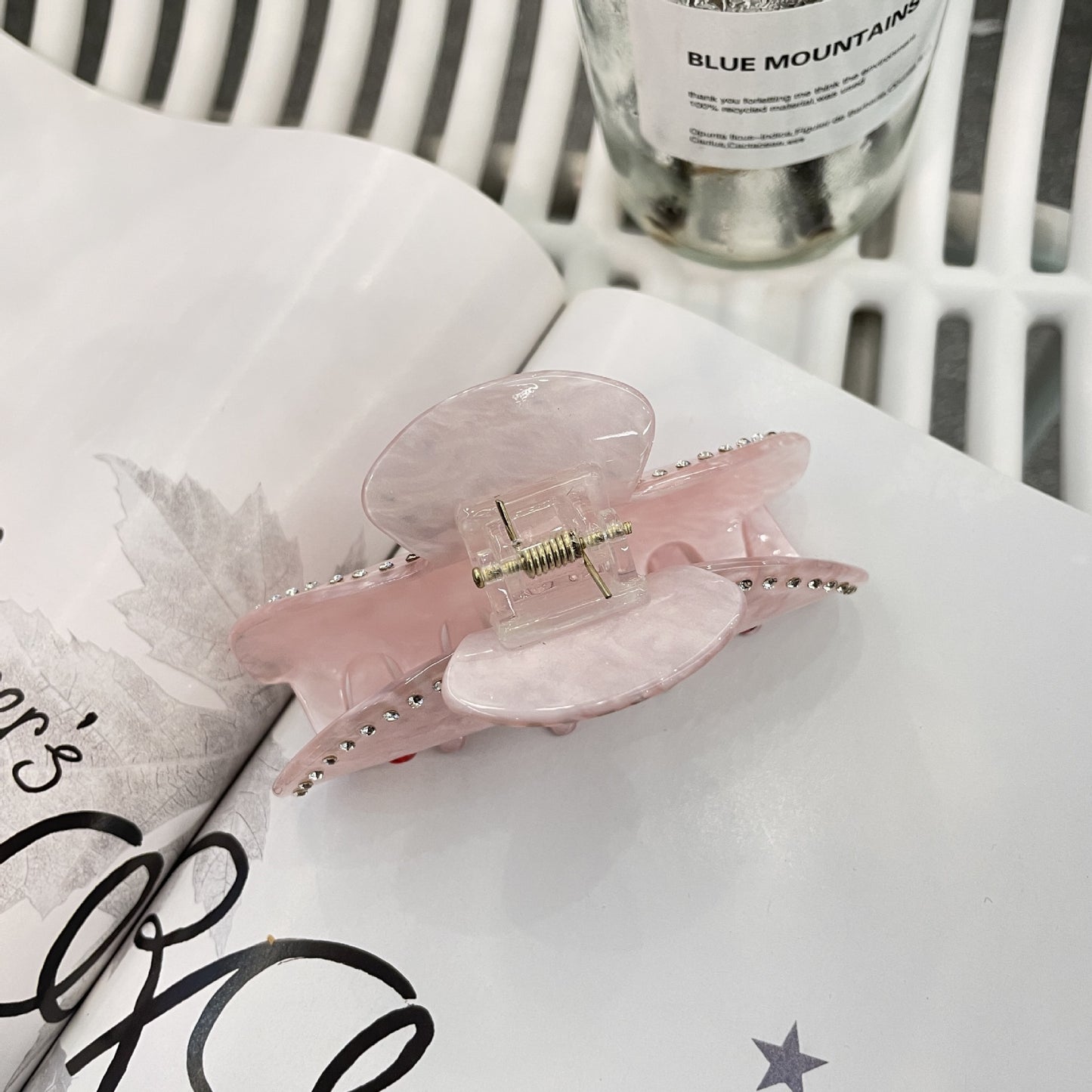 Female Versatile Acrylic Love Sweet Hair Claw