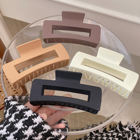 Women's Simple And Versatile Solid Color Hair Claw