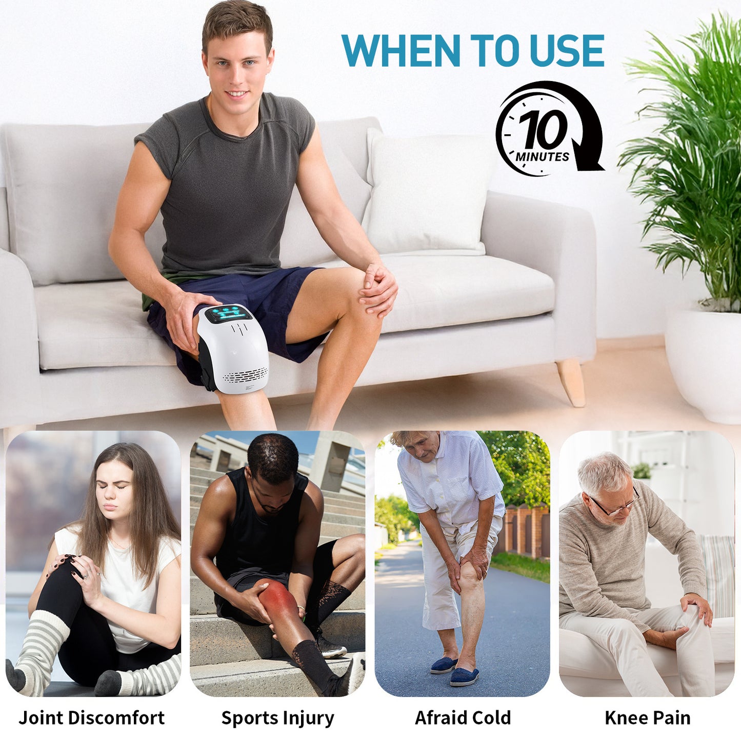 Intelligent Knee Massager Electric Knee Physiotherapy