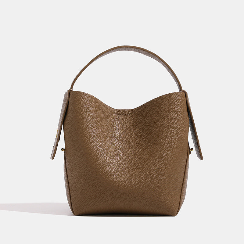 Simple Vintage Commuter Women Crossbody Luxury Leather Bag