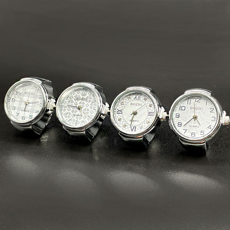 Gold And Silver Shell All-Match Ring Watches
