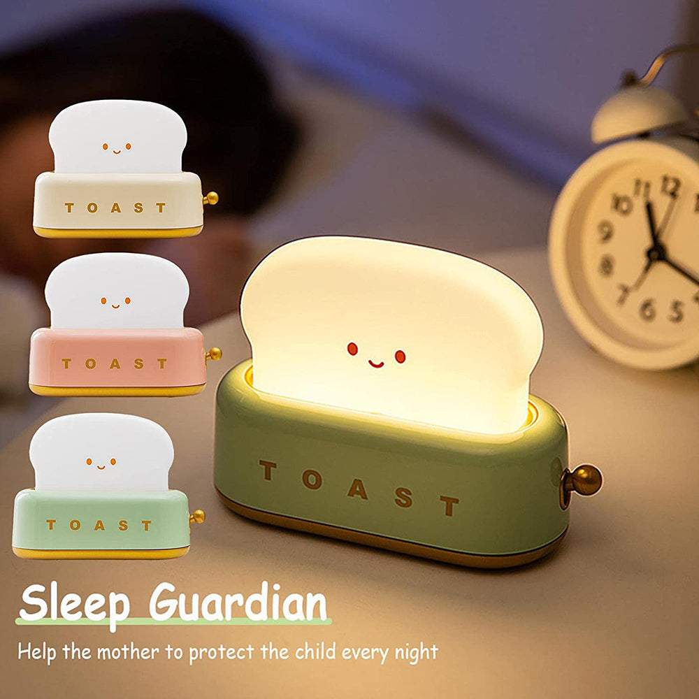 Creative LED USB Charging Dimming Toast Lamp