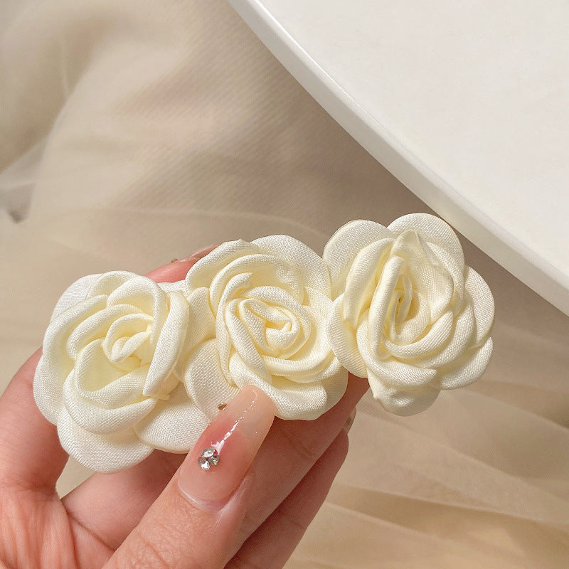 Rose Flower Style Hair Claw