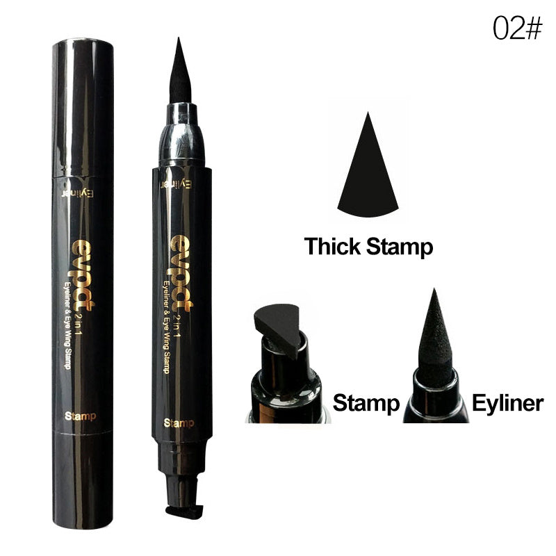 Doppelköpfiger Wing Seal Eyeliner