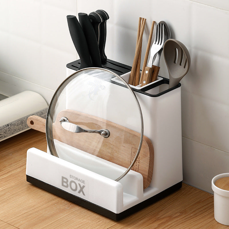 Tableware Storage Holders Kitchen Knife Plastic Storage Rack