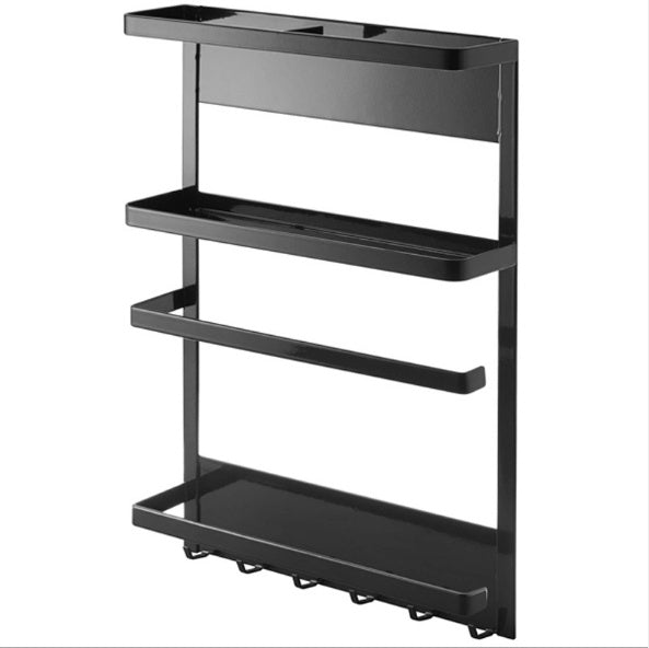 Refrigerator Side Hanging Magnet Shelf Kitchen Refrigerator Storage Side Shelf Rack