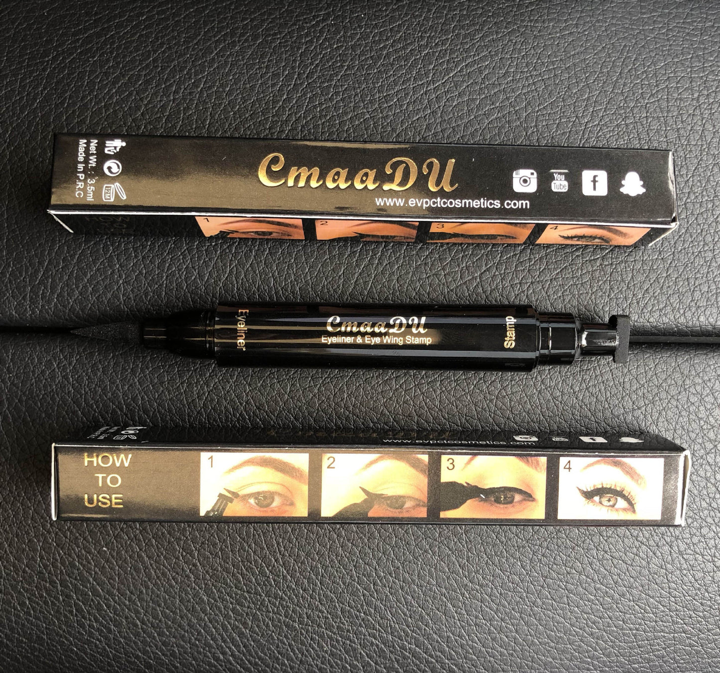 Doppelköpfiger Wing Seal Eyeliner