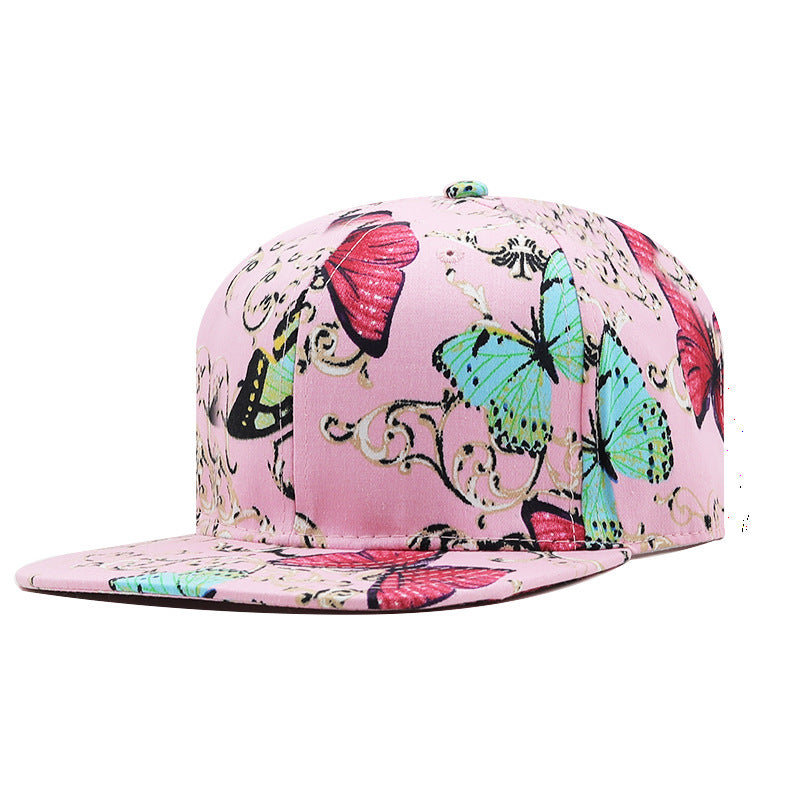 Modische Hip-Hop-Kappe mit Farbblockdesign