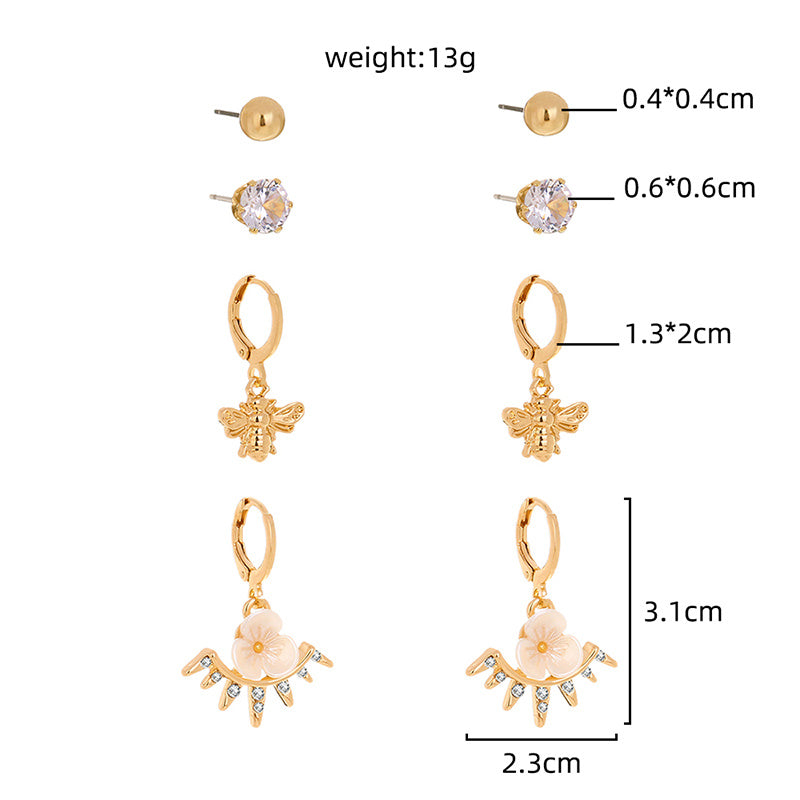 Cool breeze small ear nail set combination