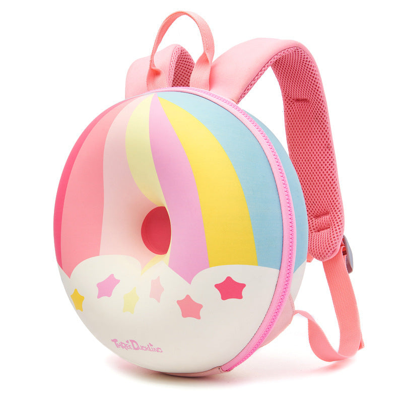 Schultasche im Donut-Stil