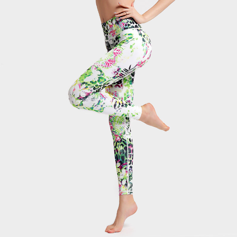 Mode Tie Dye Leggings Frauen Fitness Yoga Hosen