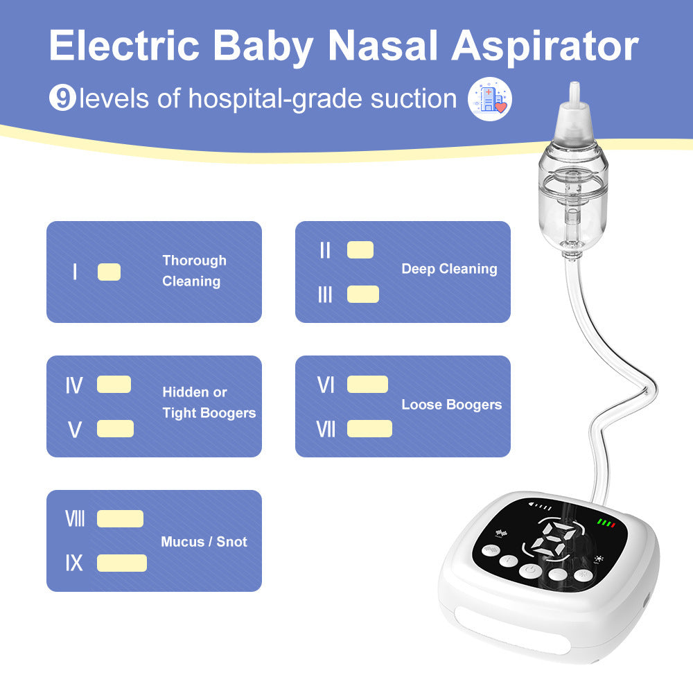 Elektrischer Nasensauger Babyprodukte Nasenhöhlenreiniger