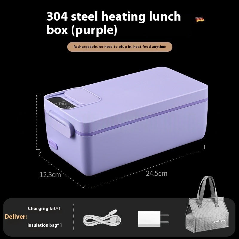 Self Heating Large Capacity Electric Heat Insulation Lunch Box