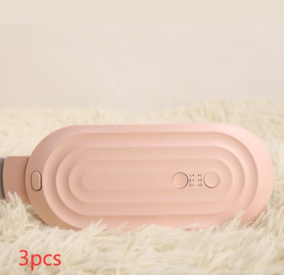 Menstrual Heating Pad Smart Warm Belt Relief Waist Pain Cramps Vibrating Abdominal Massager