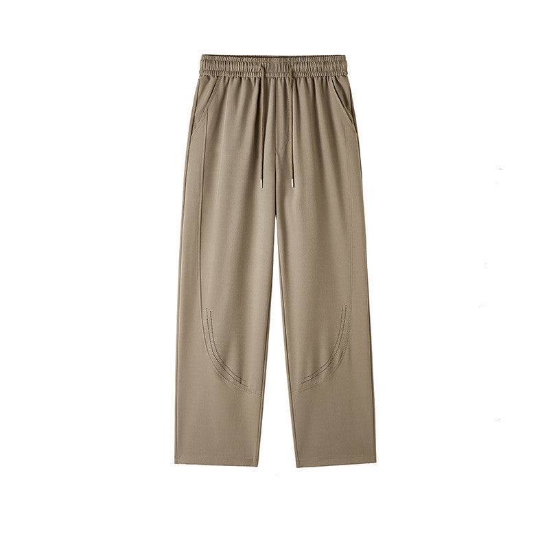 Men's Summer Thin Ice Silk Casual Pants