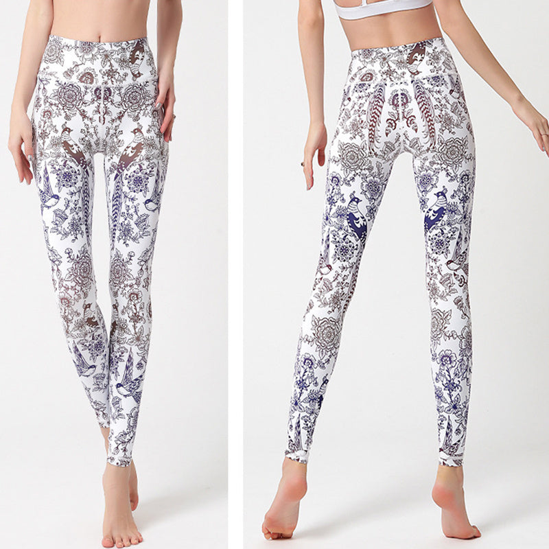 Mode Tie Dye Leggings Frauen Fitness Yoga Hosen